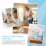 YQKSWG 100 Piece Floor Cleaning Tablets Multi-Surface Cleaner, Floor Cleaning Tablets Sheets, Water Soluble Floor Cleaner for Mopping for Hardwood