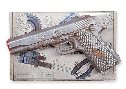 Chocolate Gift Box, Milk Chocolate Gun, Edible Gift Set for Men, 13 Ounces