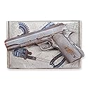 Chocolate Gift Box, Milk Chocolate Gun, Edible Gift Set for Men, 13 Ounces