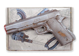 Chocolate Gift Box, Milk Chocolate Gun, Edible Gift Set for Men, 13 Ounces