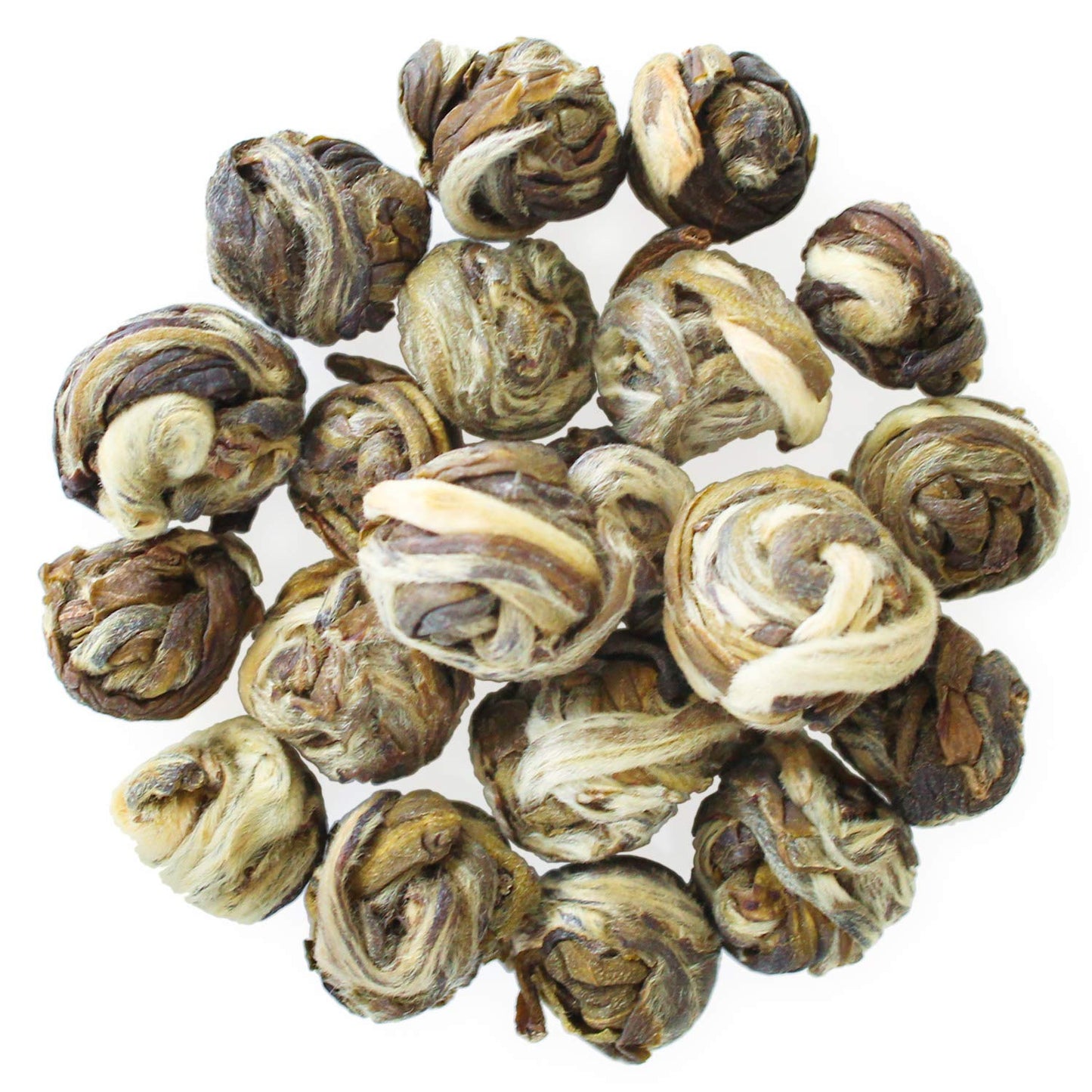 Teabloom Organic Green Tea, Jasmine Pearls Loose Leaf Tea, Captivating and Aromatic Jasmine Tea, USDA Certified Organic and Kosher, 5.29 oz/150 g