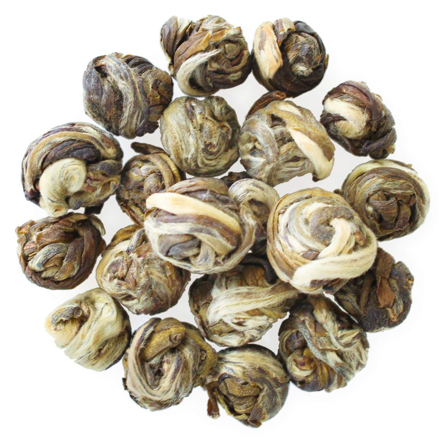 Teabloom Organic Green Tea, Jasmine Pearls Loose Leaf Tea, Captivating and Aromatic Jasmine Tea, USDA Certified Organic and Kosher, 5.29 oz/150 g