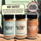 Desert Dust Spicy - All-Purpose Chiltepin Pepper Seasoning with Organic Date Sugar | Bold Medium-Hot Heat for Steak, Chicken, Seafood, Vegetables