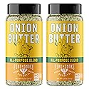 Fire & Smoke Society Onion Butter All Purpose Seasoning | BBQ Rubs for Smoking and Grilling | Steak, Grilled Chicken, Pork, Burgers | Onions, Green