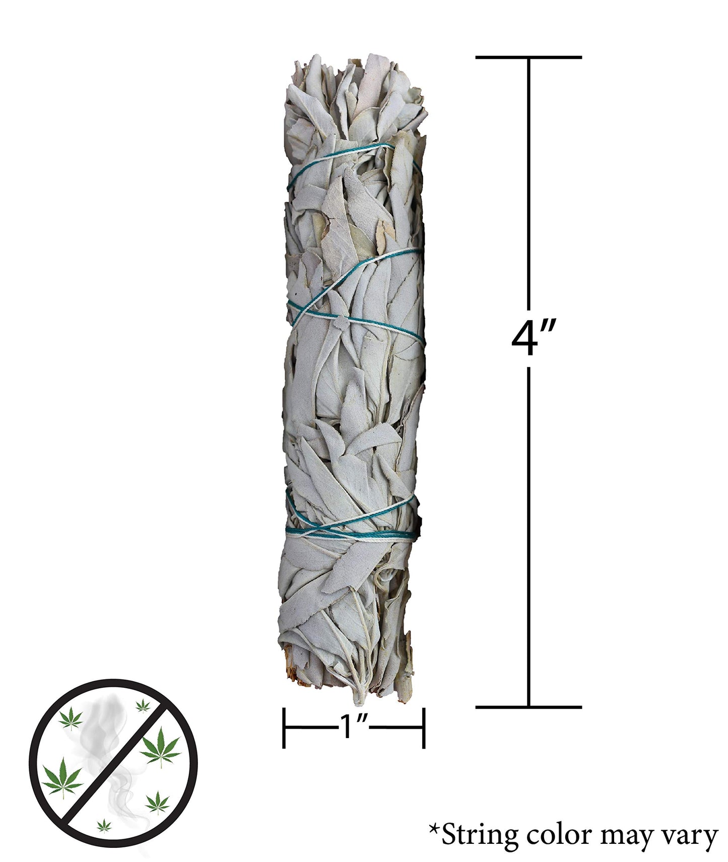 Natural Cannabis Smell Remover - 3 Sage Sticks Gives All-Natural Like Smell Not Suspicious Air Freshener Extreme Odor And Smoke Eliminator