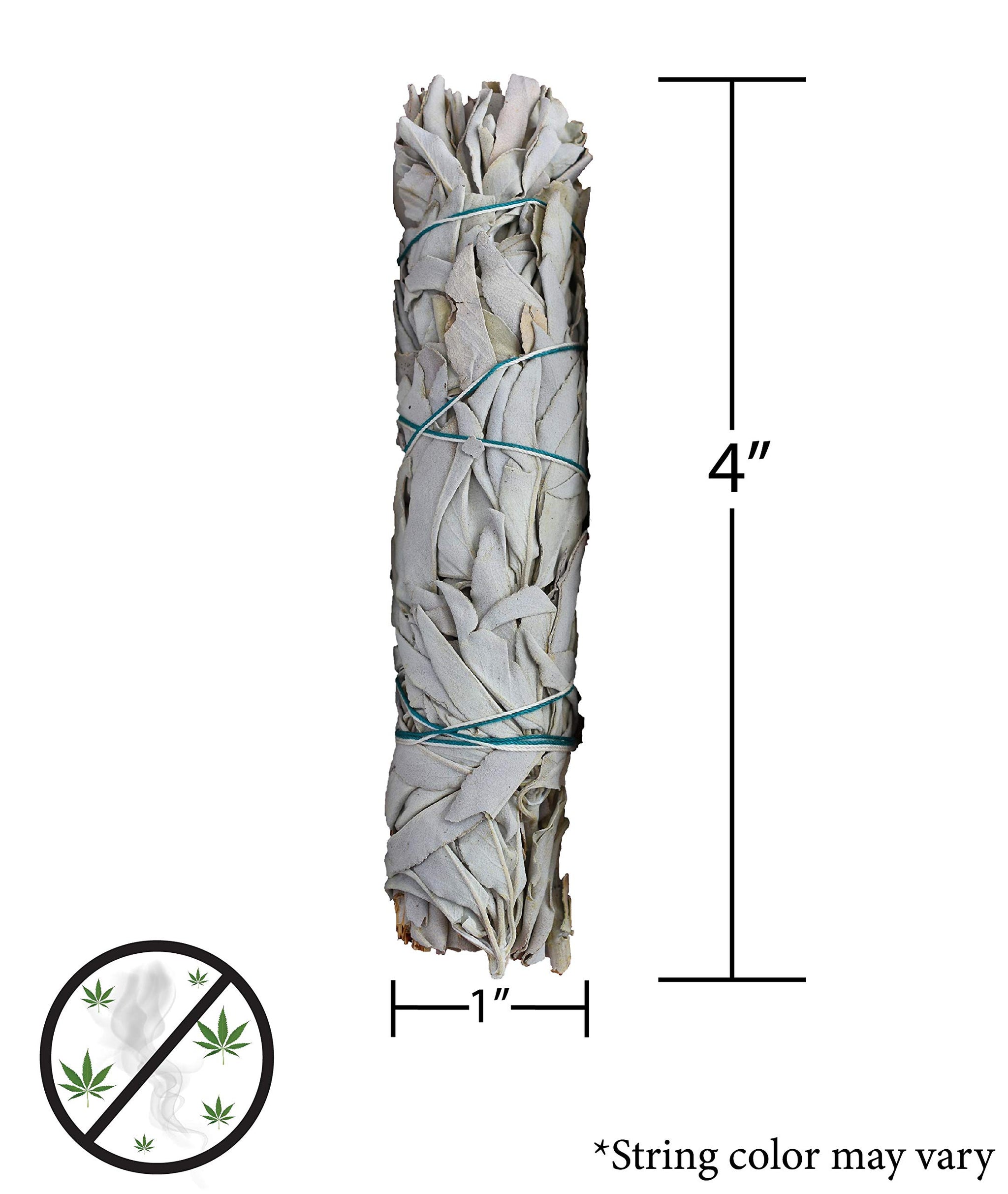 Natural Cannabis Smell Remover - 3 Sage Sticks Gives All-Natural Like Smell Not Suspicious Air Freshener Extreme Odor And Smoke Eliminator