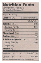 Jelina Chocolatier Organic Sea Salt Chocolate Bar 72%, 3.52 OZ