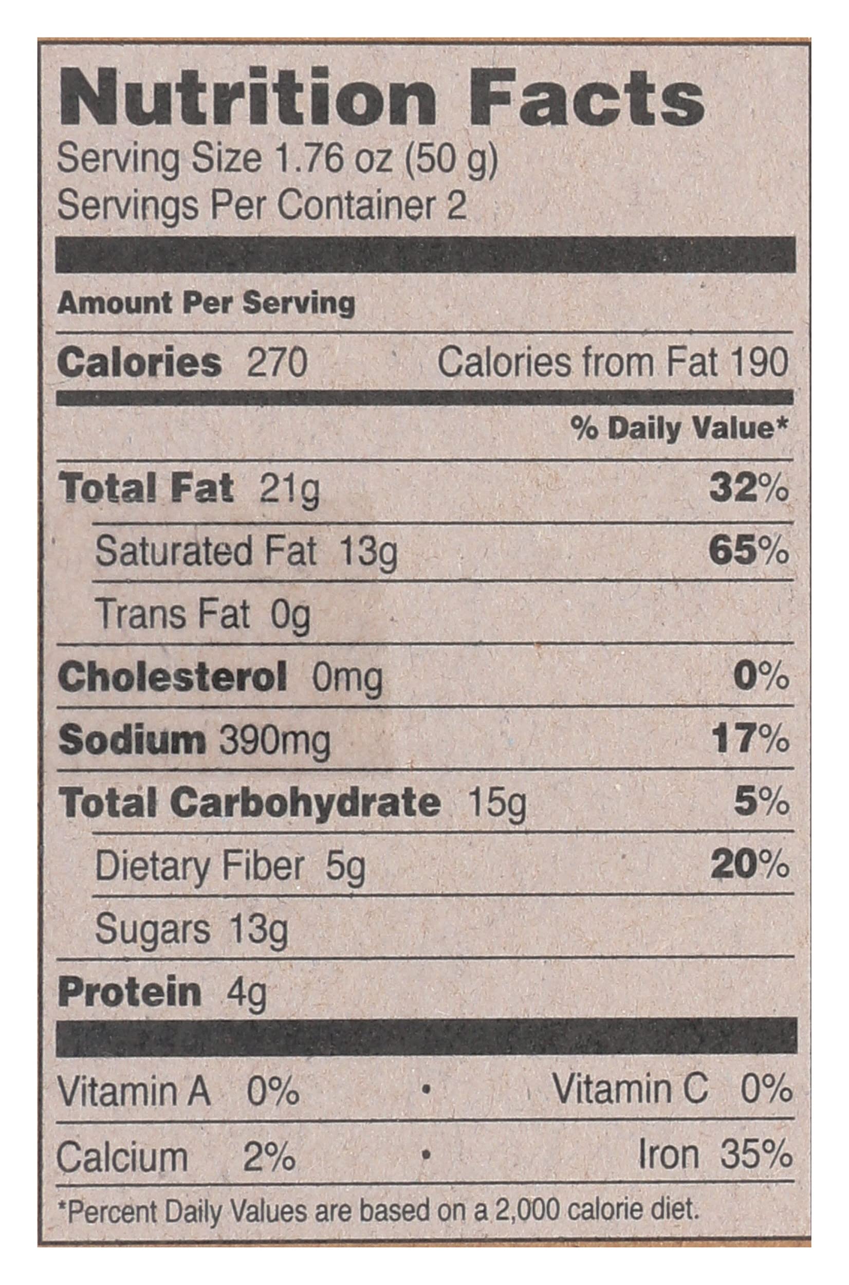 Jelina Chocolatier Organic Sea Salt Chocolate Bar 72%, 3.52 OZ