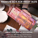 Turkish Delights Candy Gift Box - Rose and Plain Turkish Delight, Original Lokum Candy, Traditional Turkish Food Sweet, 7.05 oz (200g)