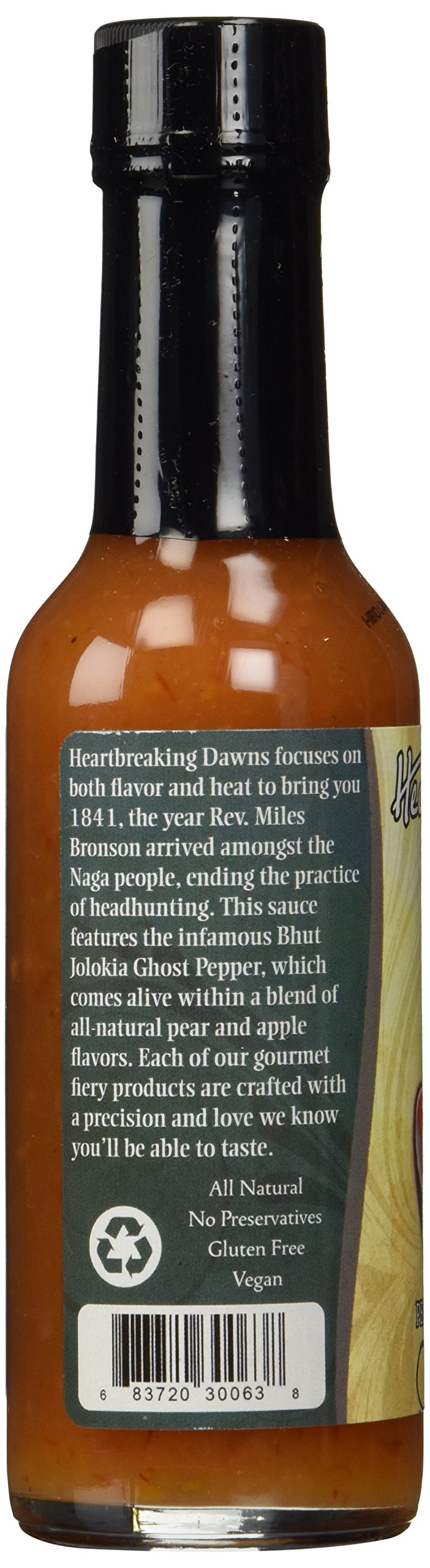 Heartbreaking Dawns 1841 Ghost Pepper Sauce, 5Oz
