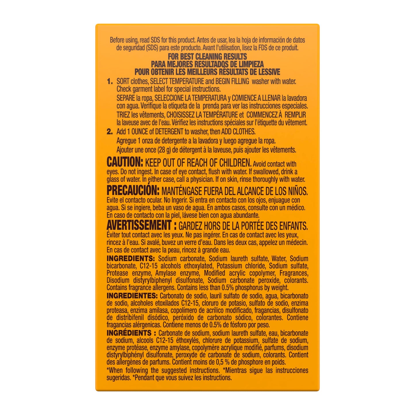 Arm & Hammer plus OxiClean Powder Laundry Detergent Professional, Fresh Scent, Coin Vend 2 oz., 2 Loads, (Case of 156)