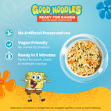A-Sha & SpongeBob Squarepants Good Noodles (6 Pack) | Ready for Ramen (Mildly Spicy Flavor) | Rich and Creamy Tonkotsu Broth | Better For Your