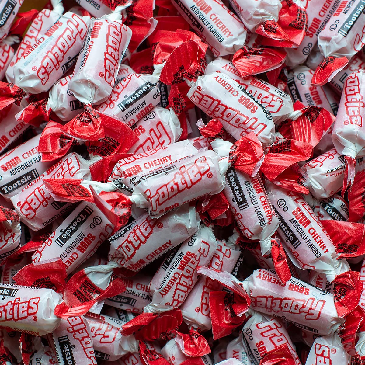 Tootsie Roll Sour Frooties - 2 Pound Bag of Individually Wrapped Chewy Candy - Gluten Free, Peanut Free - Sour Cherry, 38.8 oz.