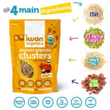 Iwon Organics Organic Maple Granola Clusters, 224 GR
