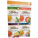 MILLIE'S SIPPING BROTH Steepable Vegetable Broth with Savory Seasonings for Snack Urges | Vegan, Keto, Gluten Free, Intermittent Fasting, and natural