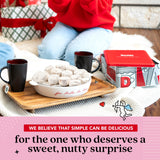 David’s Cookies Butter Pecan Meltaways Flavored Cookies With Crunchy Pecans In A Beautiful Love Tin Gift Box 2Lbs - Deliciously Soft & Melt In Your