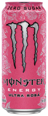 Monster Energy Ultra Rosa, Sugar Free Energy Drink, 16 Ounce