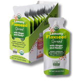 Laxmi’s Delights Lemony Flaxseed Dressing with Ginger and Honey - Spicy | Healthy Salad Dressing Packets, Organic, Vegetarian, Gluten Free, Dairy