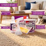 Capture Carpet Total Care Kit 250 - Carpet Deodorizer & Freshener Powder - Spot & Stain Remover - Pet Odor Eliminator - Fresh Natural Scent - Dry Rug