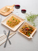 Luxe Designs Palm Leaf Plates - Eco-Friendly Alternative to Bamboo & Plastic - Heavy-Duty Compostable & Biodegradable Party Plates - Microwave & Oven