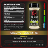 Feast Mode Flavors | Candy Pack | 5 count | 5oz seasonings | Cinnamon Honey Butter | Death By Chocolate | Coconut Cream Pie | Caramel Apple | Banana
