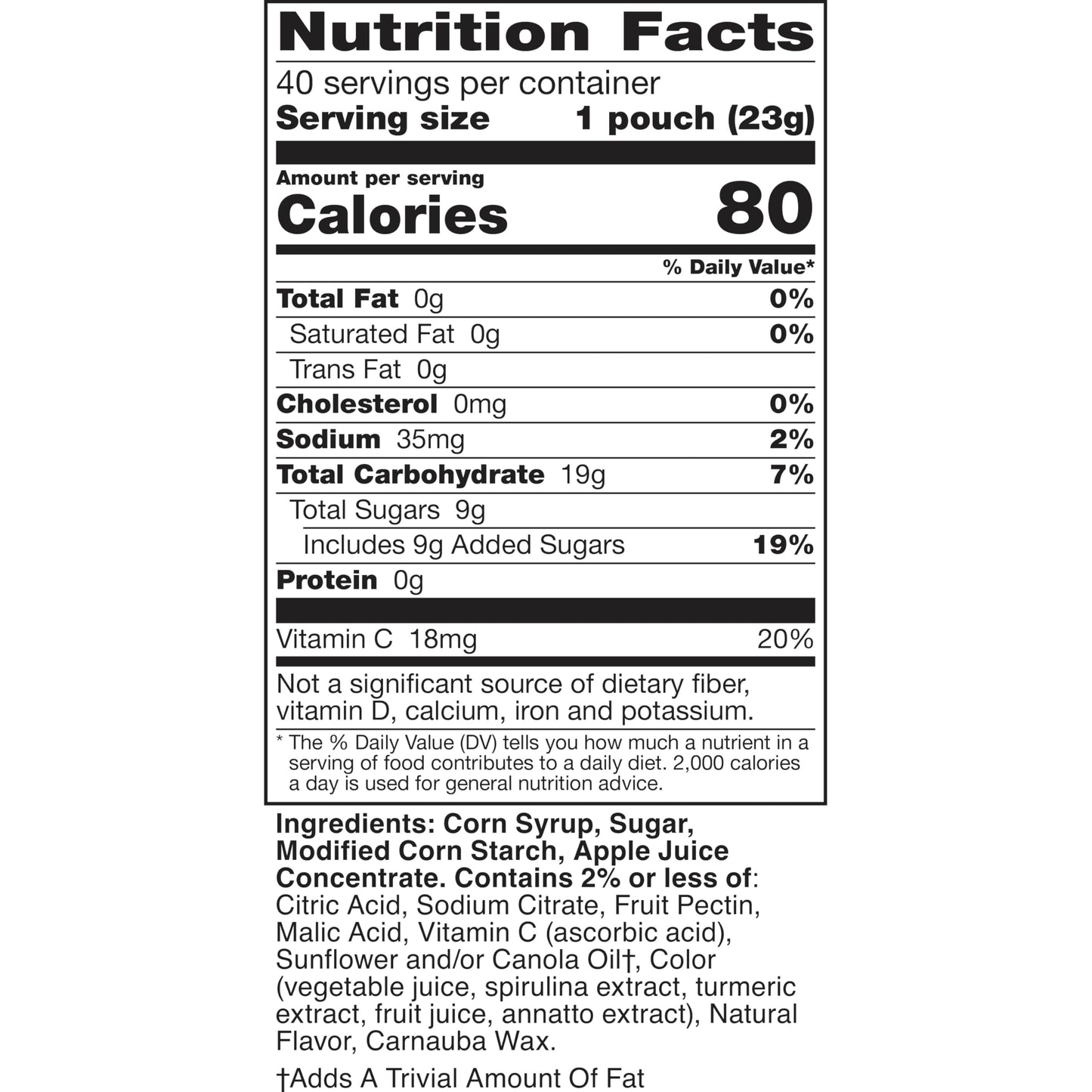 Bluey Fruit Flavored Snacks, Gluten Free, Kids Snacks, Family Pack, 40 Ct, 32 oz