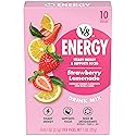 V8 Energy Strawberry Lemonade Energy Drink Powder, .10 oz Packet (10 Count)