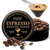SPECIALTY ESPRESSO MARTINI COFFEE BEANS - 4OZ WHOLE BEAN GARNISH FOR COCKTAILS & MIXOLOGY, PREMIUM BARISTA-QUALITY ESPRESSO MARTINI TOPPING, COFFEE