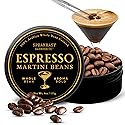 SPECIALTY ESPRESSO MARTINI COFFEE BEANS - 4OZ WHOLE BEAN GARNISH FOR COCKTAILS & MIXOLOGY, PREMIUM BARISTA-QUALITY ESPRESSO MARTINI TOPPING, COFFEE