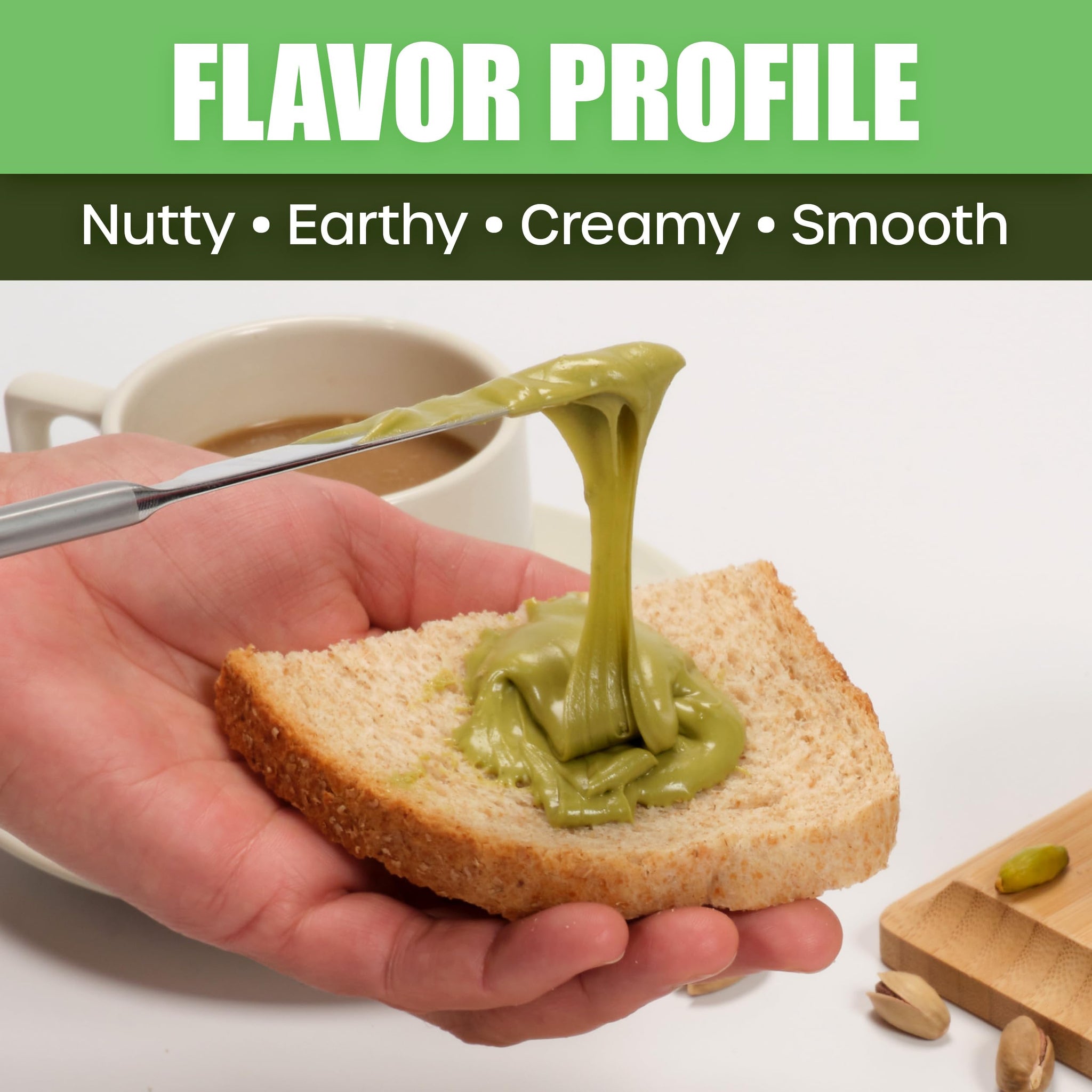 Eastanbul Pistachio Cream, 8oz, Pistachio Butter, Turkish Cream Spread for Dubai Chocolate Bar Kit, Perfect Paste for Dubai Chocolate Bar, Luxurious