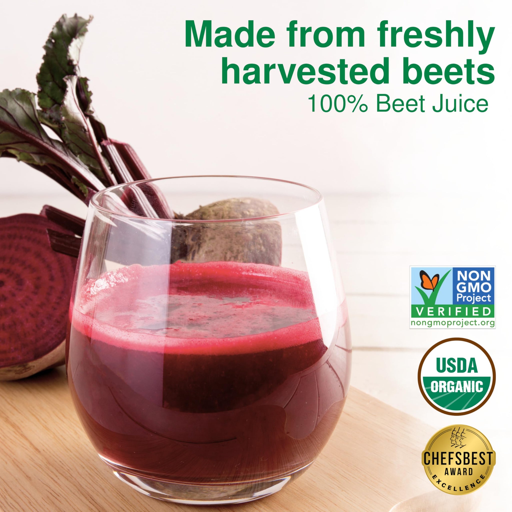 Biotta Organic Beet Juice - 100% Vegetable Juice for Energy, Immunity & Wellness - Excellent Source of Nutrients - All Natural, Non-GMO, Gluten-Free