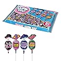 Charms Blow Pop Lollipops Limited Edition Assortment - Blue Razzbery, Black Cherry, What A Melon and Extreme Lemonade - Dual Candy and Gum Suckers