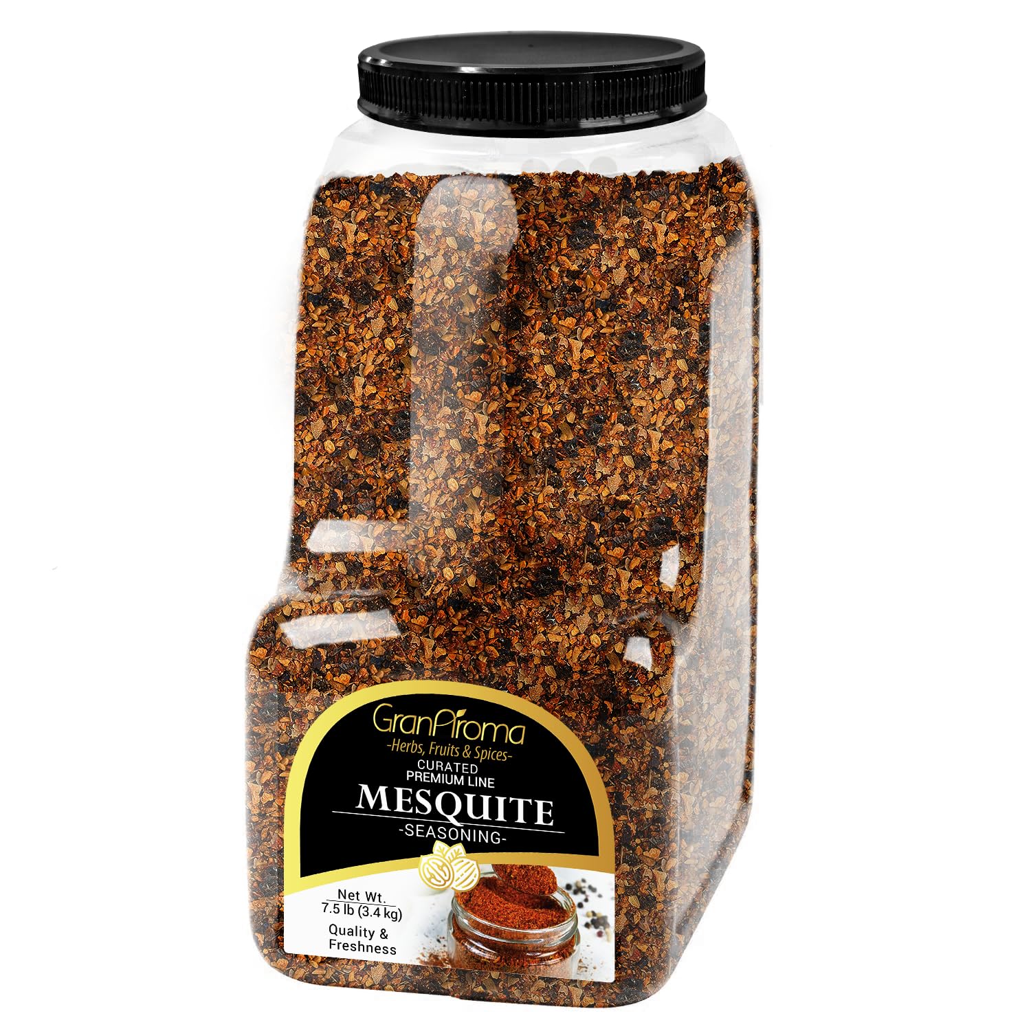 GranAroma Mesquite Seasoning, Bold Smoky Flavor, Versatile Spice Blend (7.5 Pound)