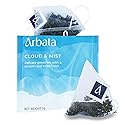 Arbata Cloud & Mist Tea, 100 Pyramid Tea Bags, Artisinal Lightly Caffeinated Green Tea, Naturally Flavored Premium Chinese Green Tea Bags, Bulk Yun Wu