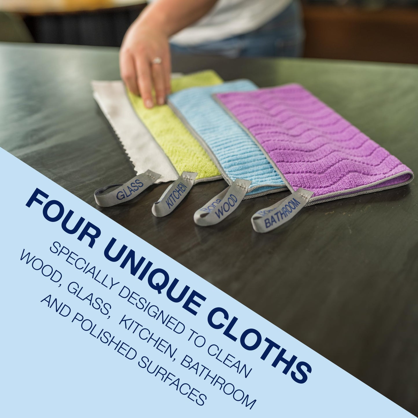 Bona® Microfiber Cleaning Cloths Multipack