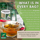 Hanan Te de Mango 40g - Mango Loose Leaf Tea Natural Herbal Tea from Peru (1.4oz)