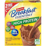 Carnation Breakfast Essentials High Protein Powder Drink Mix, Rich Milk Chocolate, 1.31 Ounce (Pack of 10) (Packaging May Vary)