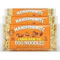 Manischewitz Farfalle Pasta | Large Bow Tie Egg Noodles 7oz (3 Pack) | Homestyle Taste & Texture, Perfect for Kasha Varnishkes, No Preservatives