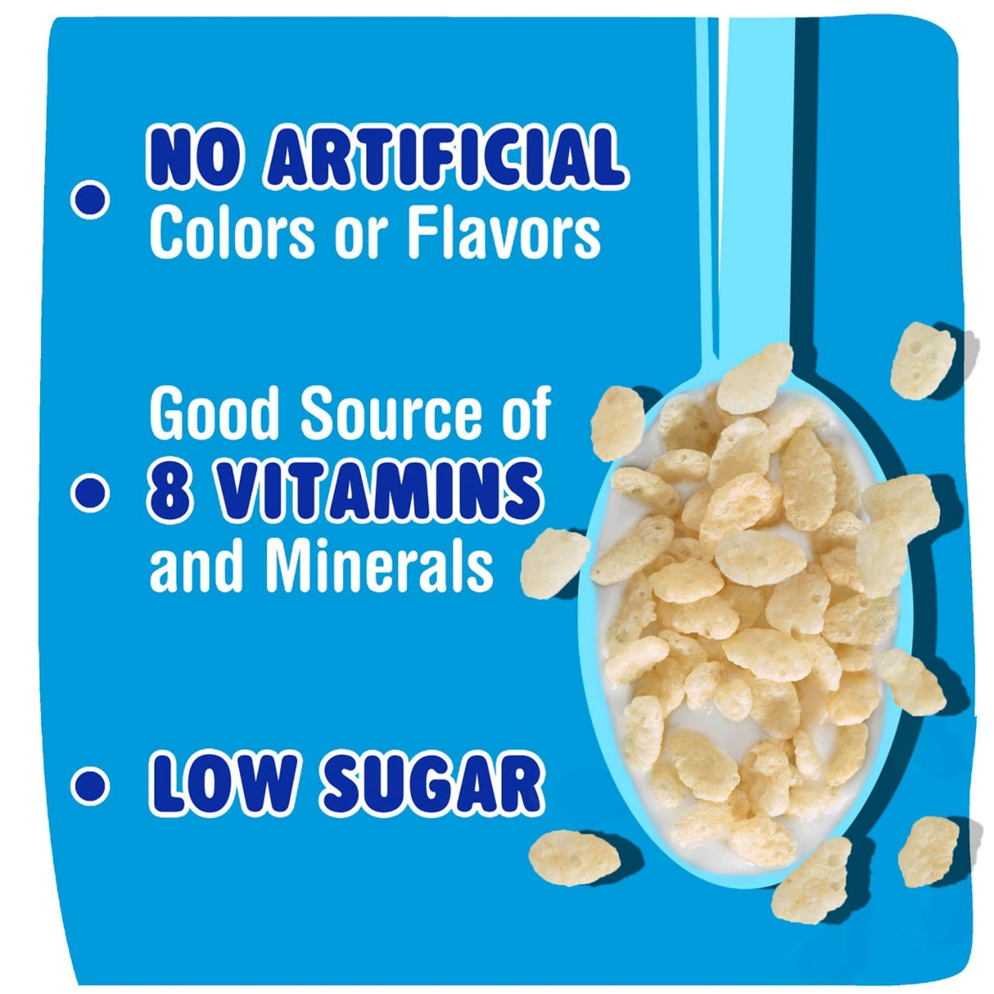 Kellogg's Rice Krispies Cold Breakfast Cereal, 8 Vitamins and Minerals, Rice Krispies Treats, Giant Size, Original, 24oz Box (1 Box)