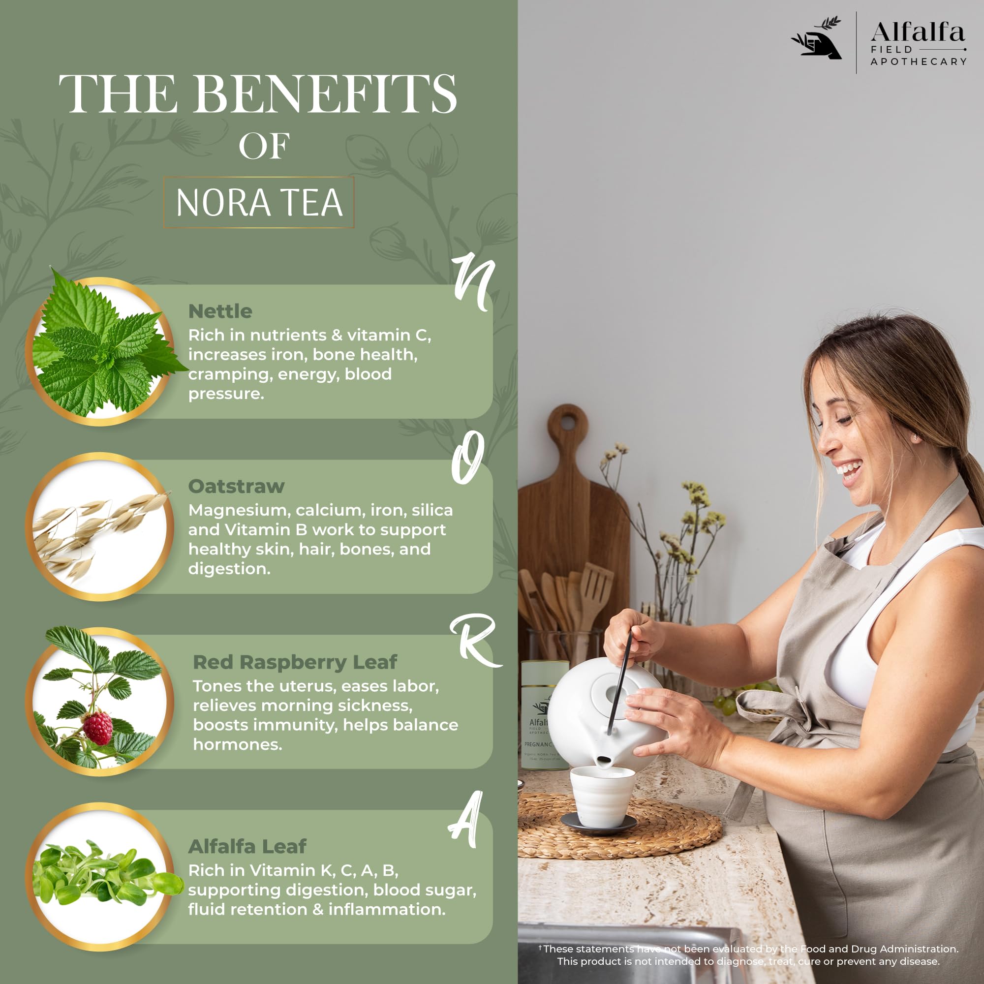 Pregnancy Tea for Pregnant Women with Hand Selected Organic Ingredients - Morning Sickness Support, Healthy Pregnancy, Labor and Delivery, Second