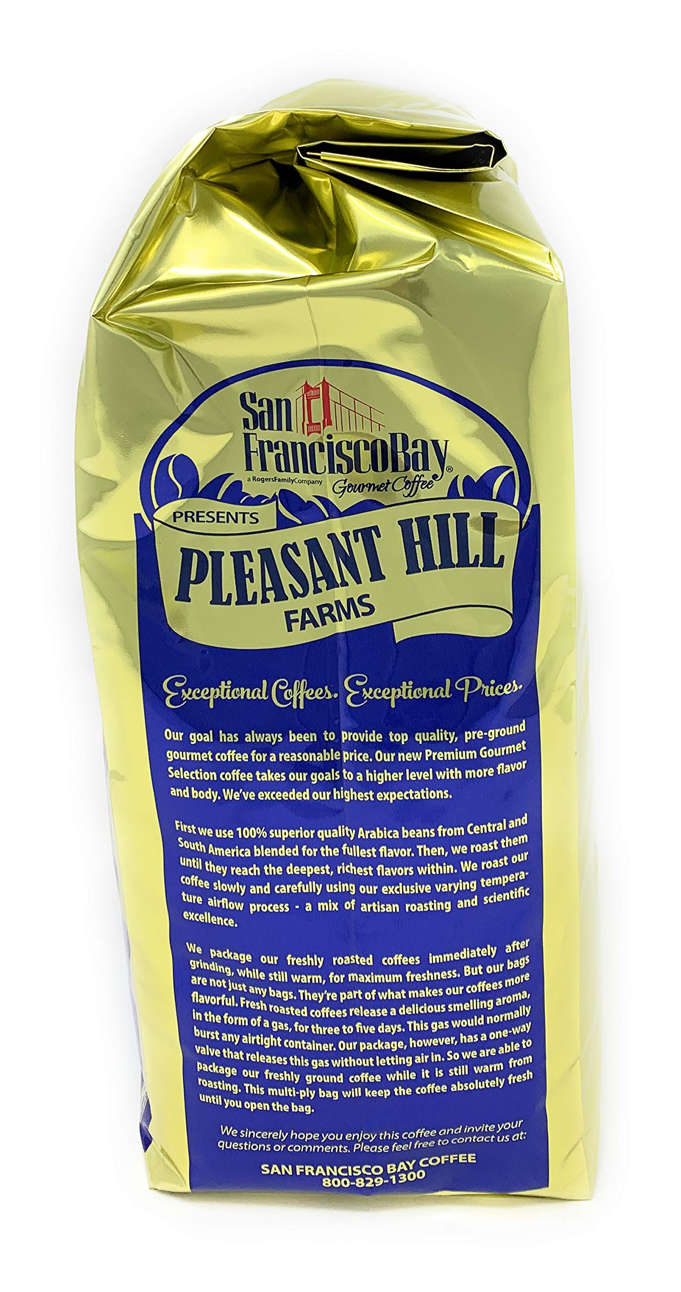 Pleasant Hill Farms Premium Selection Ground Coffee Bland 5 lb. Bag