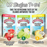 Margaritaville Singles to Go Drink Mix Variety Pack - 4 Margarita, 4 Pina Colada & 4 Strawberry Daiquiri (12) Boxes Total