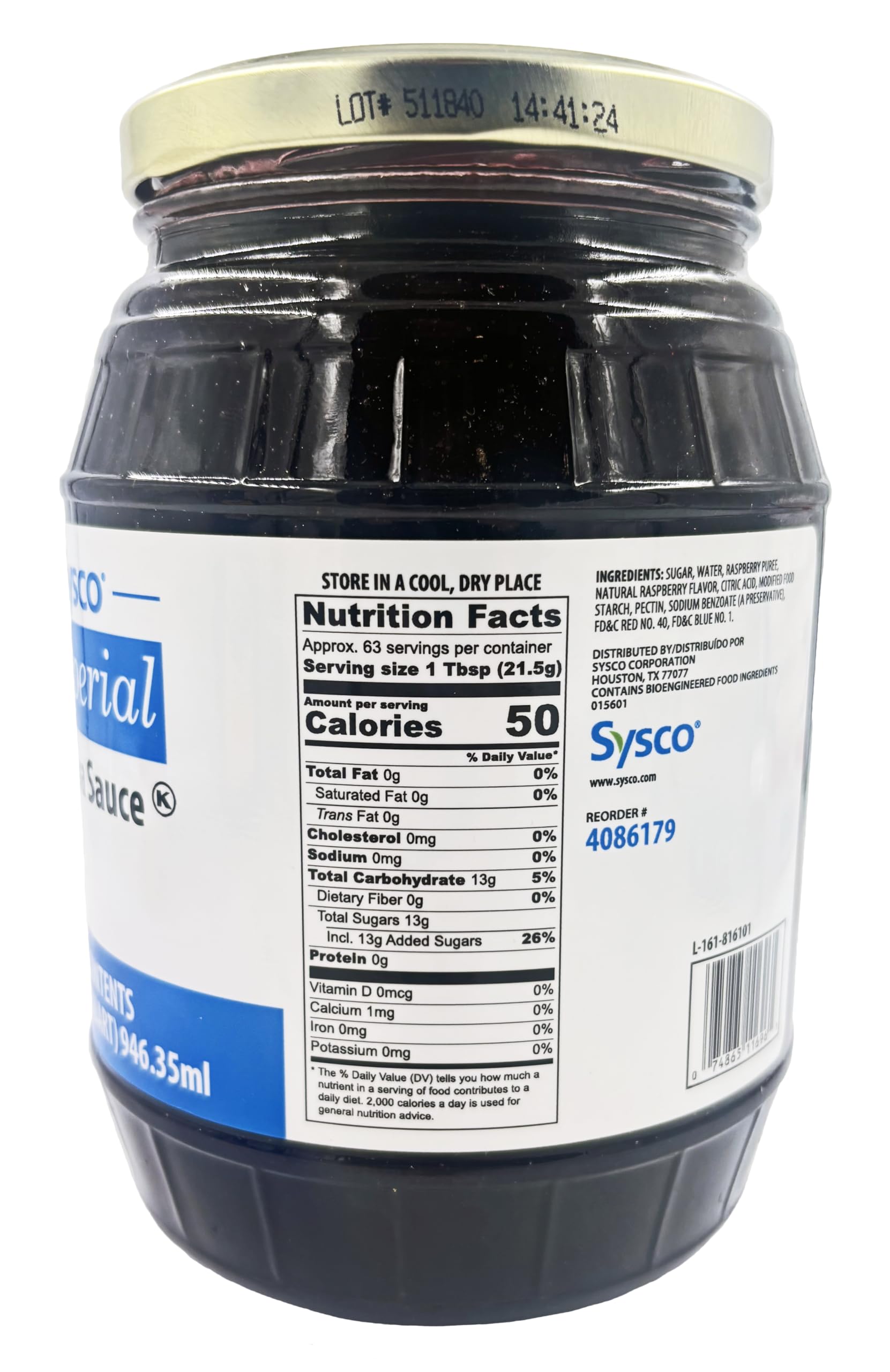Sysco Imperial Melba Sauce | Kosher | 32 fl. oz.