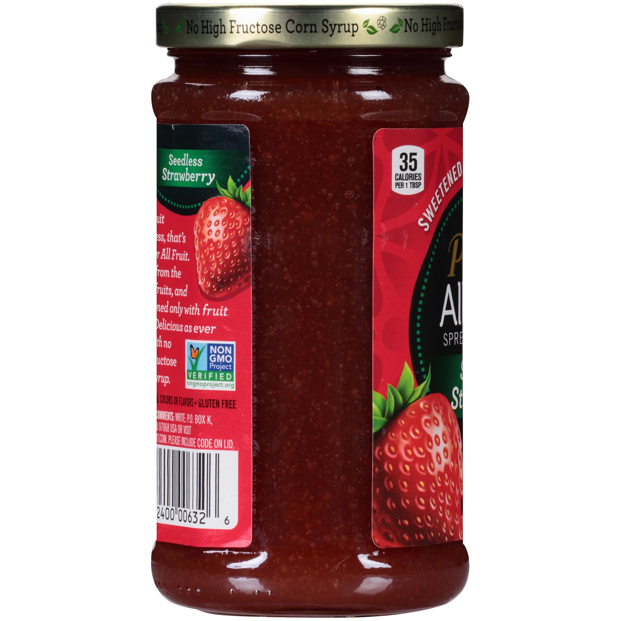 Polaner All Fruit Spreadable Fruit, Seedless Strawberry, 15.25 Ounce