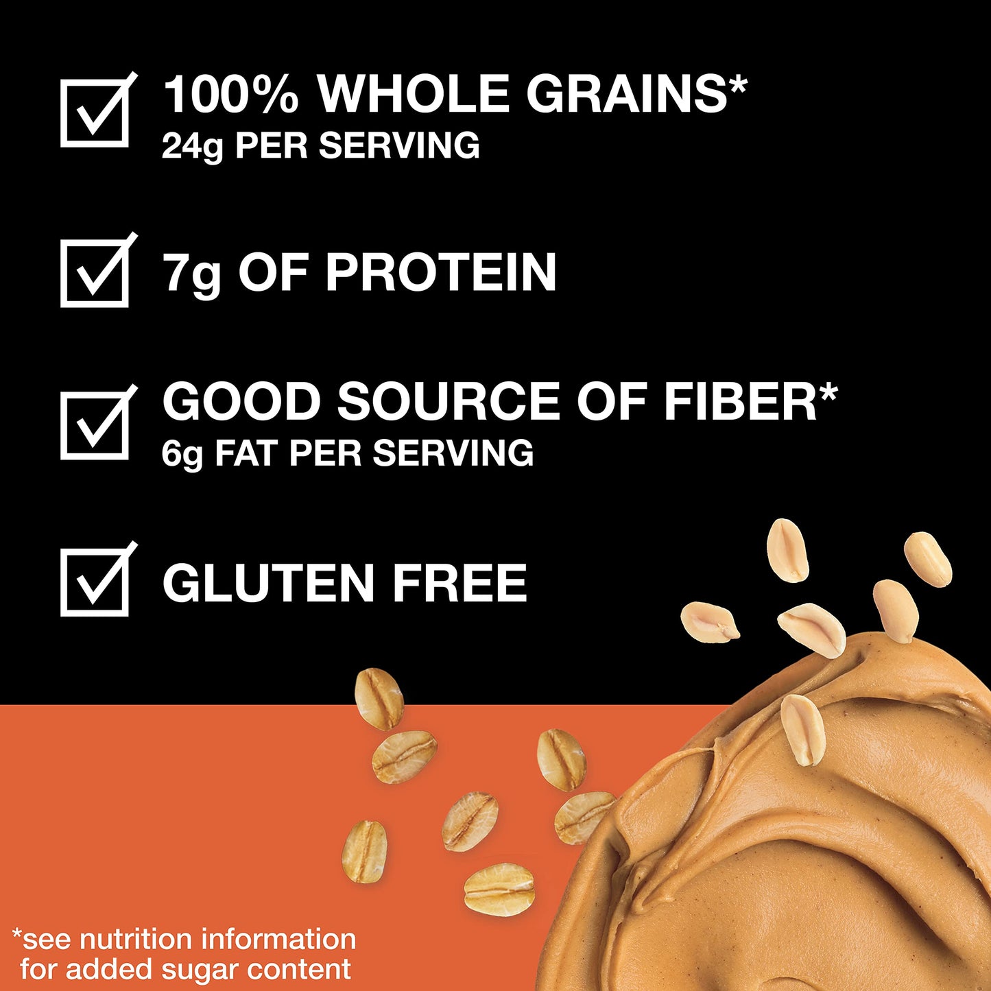 KIND Grab and Go Granola, Peanut Butter, Healthy Snacks, Gluten Free, Whole Grains and Oats, 7g Protein, 20 Count