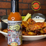 TorchBearer Sauces Son of Zombie Wing Sauce, 5 oz, Heat level: 6 XXX Hot - Featured on Hot Ones - All Natural, Extract-Free, Made in USA