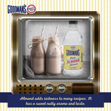 Goodman's Pure Almond Extract - Gluten-Free, Non-GMO, Kosher, Low Carb & Low Calorie - Ideal for Baking, Cooking, and Beverages - No Artificial