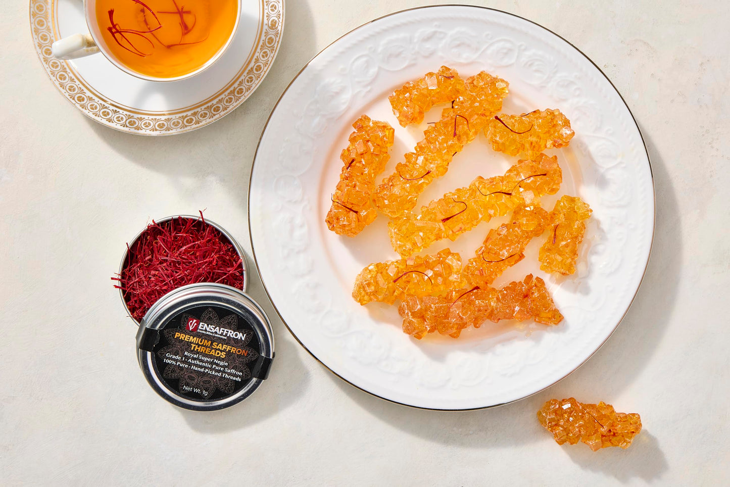 Heray Saffron, Premium Afghani Safron Threads (Super Negin Quality A+) Fresh Pure All Red Thread Zafron Spice for Bouillabaisse Risotto, Paella