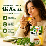 Moringa Té (Moringa Oleifera Tea) - 25 Tea Bags - Vegan, 100% Natural - Premium Therbal Brand