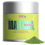 Viberon Organic Ceremonial Matcha Green Tea Powder - Premium Ceremonial Grade, USDA Certified, First Spring Harvest, 100% Pure - Sugar Free, Gluten
